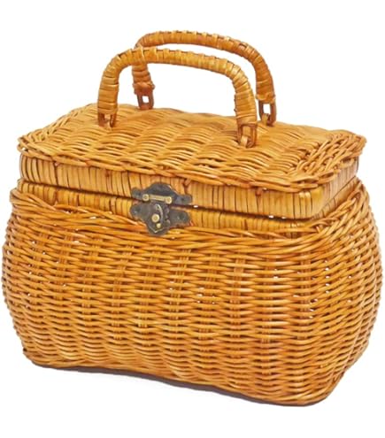 Amazon｜籐バスケット ボックス38cm 31-50｜パン・パイ器具 オンライン通販
