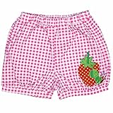 アスナロ（ボトムス ハーフパンツ） ショートパンツ 女の子 はらぺこあおむし チェック柄 ショーパン95 ピンク