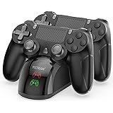 Y Team PS4コントローラー充電器 デュアルUSB PS4コントローラー充電ステーション ソニープレイステーション4/ PS4/ Slim/ PS4 Pro充電ドックスタンドステーション用