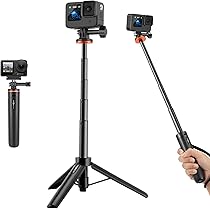 Amazon | GoPro用 三脚/自撮り棒/一脚兼用 51cm延長ポール/セルカ棒
