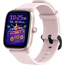 Amazfit GTS 2 Mini Smart Watch GPS Fitness Tracker for Men Women, Alexa  Built-in, 14 Days Battery Life, 70+ Sports Modes, Blood Oxygen Heart Rate  Sleep Monitor, AMOLED Screen, 5 ATM Waterproof-Pink :