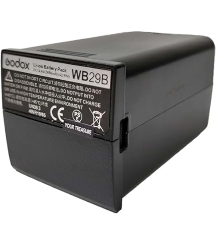 Amazon | Godox WB100バッテリー AD100Pro フラッシュストロボ 専用