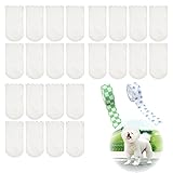 FujiFrugal 犬 靴 犬用靴下 40枚入り使い捨てブーツ 犬靴 ドッグブーツ 防水 汚れ防止 肉球保護 足保護 脱げない 犬用シューズ 調節可能 猫 犬用 小型犬 中型犬 お出かけ お散歩 履かせやすい (M)