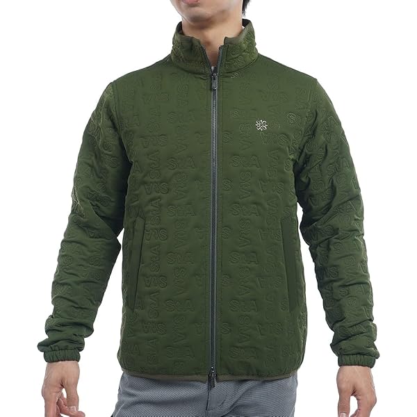 Amazon | [セントアンドリュース] メンズ 防風 フルジップニット