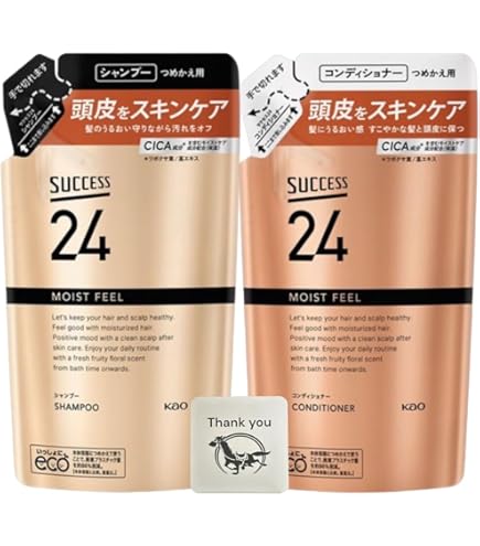 Amazon | 【セット】サクセス24 モイストフィール シャンプー本体