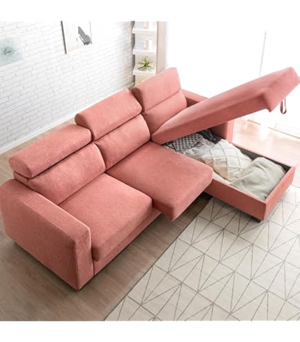 Amazon｜タンスのゲン ソファー 3人掛け クッション付き L字 肘掛け