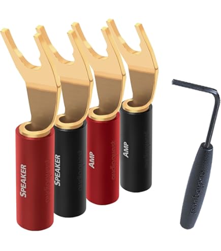 Amazon | Audioquest SureGrip 100 BFA/バナナプラグ 12個パック