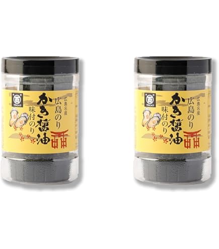 Amazon.co.jp: 広島海苔 かき醤油味付のり 角40枚 20本入り（1ケース