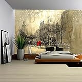wall26 - 粘着式壁紙 大きな壁画シリーズ 66"x96" WMR-WP-X-C663-66x24x4