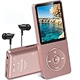 40時間再生 AGPTEK MP3プレーヤー HIFI 音楽プレーヤー 超軽量 ウォークマン 8GB内蔵 64GBまで拡張可能 ボタン操作 音楽プレーヤー ロスレスサウンド FMラジオ ダイレクト録音対応 目覚まし時計 操作簡単 小型 通勤/ランニン
