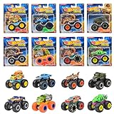 ホットウィール(Hot Wheels) モンスタートラック 1:64アソート 乗り物おもちゃ ミニカー 8台入り BOX販売 3歳から マルチ 983B-FYJ44