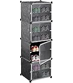 Amazon｜NATRKE シューズラック 8段 靴箱/下駄箱 大容量 玄関収納 省