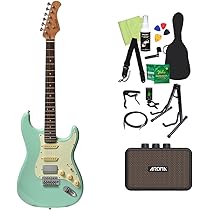 Amazon | Bacchus BST-2-RSM/R エレキギター初心者14点セット