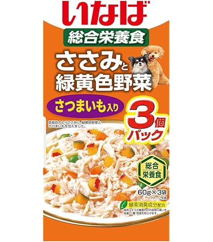 Amazon.co.jp: いなば ささみと緑黄色野菜 14歳からのとり軟骨入り 60g