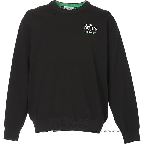 新品【ジャックバニー】メンズ　黒　長袖ウェア 4/M セーター トレーナー メンズ ジャックバニー Jack Bunny!! セーター 4(M) ブラック ロゴ