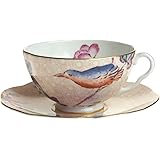 Wedgwood (ウェッジウッド) ハーレクイン カッコー ティーカップ&ソーサー ピーチ【並行輸入品】