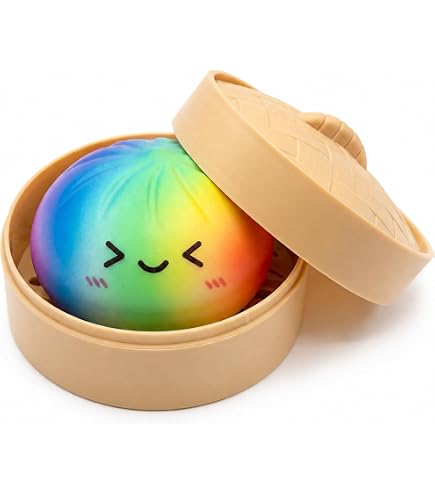 Mystery Dumpling Squishy - Boule Anti-stress Brillante, On Presse Et On Relaxe !