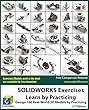 SOLIDWORKS Exercises - Learn by Practicing: Learn to Design 3D Models by Practicing with these 100 Real-World Mechanical Exercises! (2 Edition) (English Edition)