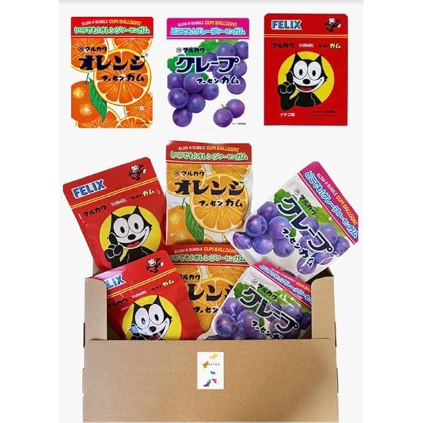 Amazon | 丸川製菓 マルカワ チャック袋 フーセンガム 3種 各2袋