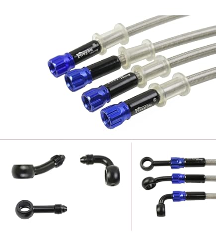 ホースセット Amazon | ディオ-SR/ZX用 メッシュ ブレーキホース フロント 5cmロング