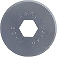 カール事務器(CARL) 替刃 ペーパーカッター 丸刃 フッ素コート 1枚入り K-18