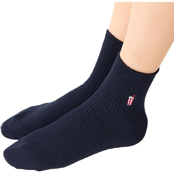Amazon | [point me] スクールソックス 13cm丈 ポテト ワン