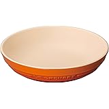 ル・クルーゼ(Le Creuset) 深皿 ラウンド・ディッシュ 20 cm オレンジ 耐熱 耐冷 電子レンジ オーブン 対応 【日本正規販売品】