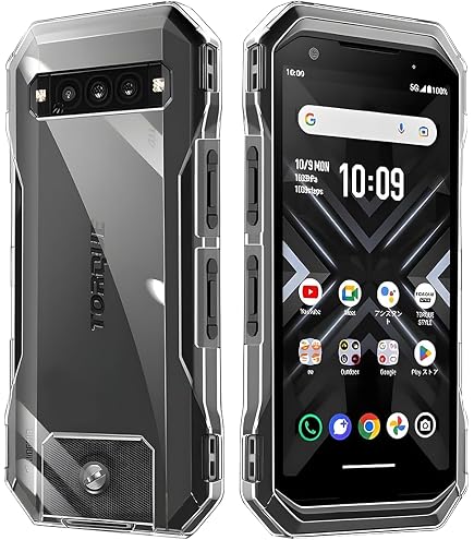 Amazon.co.jp: TORQUE 5G KYG01対応ケース ブラック ハード ip1036