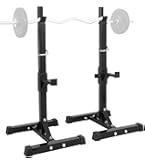 Amazon.co.jp: ZENY バーベルスタンド バーベルラック スクワット