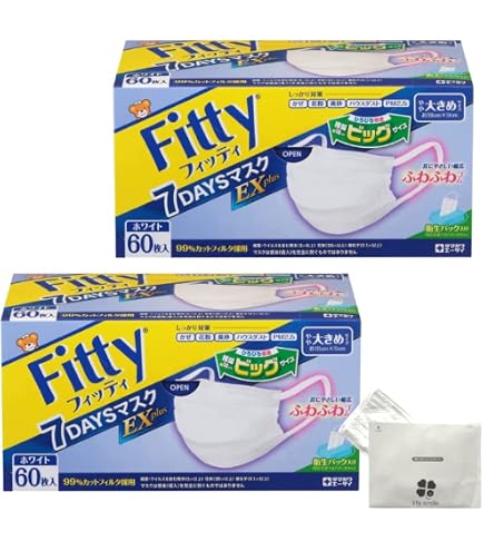 Amazon.co.jp: Fitty 7DAYS Mask EX Plus 30 Pieces, Regular Size