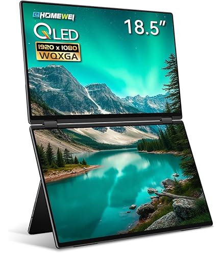 Amazon.co.jp: EHOMEWEI デュアルモニター 15.6インチ QLED
