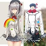 艦隊これくしょん☆艦これ☆鹿島☆コスプレ衣装+手袋+靴下+腰飾オーダー可能 ディズニークリスマス、ハロウィン仮装、イベント、コスチューム