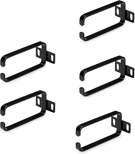 Etaas Lab - 2 Pack 1U Horizontal 19-Inch Rack Ount Cable Anageent - View #6