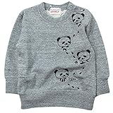 【秋冬春対応】 GARACH(ギャラッチ) 裏毛てくてくパンダPtトレーナー 95cm /Mg NO.AH-1631604