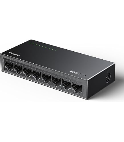 Amazon.co.jp: Binardat 10ポート ギガビットイーサネットスイッチ 8
