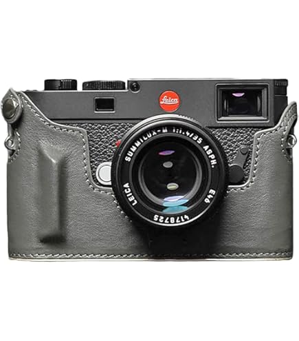 Amazon.co.jp: MRZHOUCASE 本革牛革ハーフケース Leica M2 M3 M4 M6 M7