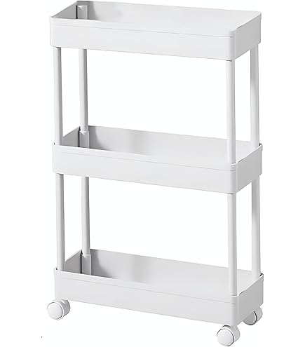 Amazon.co.jp: 冷蔵庫ラック 3 段 幅 59.5× 奥行 41× 高さ 180.5cm