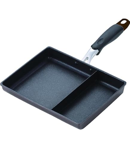 たまごはん② Amazon｜タマハシ(Tamahashi) フライパン 仕切り 2品同時に調理 お弁当