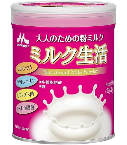 Amazon.co.jp: 森永乳業 大人のための粉ミルク ミルク生活 300g × 3缶