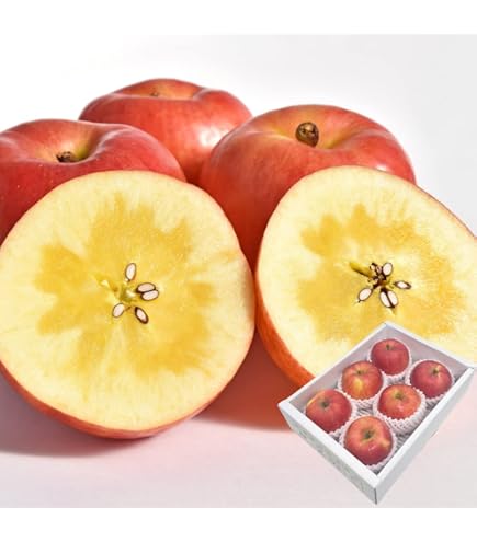 Amazon.co.jp: 蜜入り りんご こうとく 2.5k(8～12玉)生産直販 : 食品