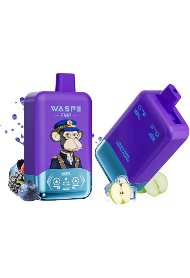 ２つ　WASPE ブルーベリー フレーバー デバイス　ノーニコチン 2つ WASPE ブルーベリー フレーバー デバイス ノーニコチン 2つ