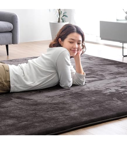 Amazon | フリーリー ラグ 低反発ラグ 極厚25mm 200×300cm 抗菌・防
