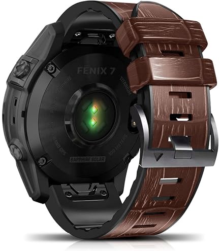 Amazon.co.jp: [HeeNia] レザーバンド QuickFit 22mm Garmin Fenix 8
