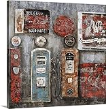 Alexys Henryプレミアムシックラップキャンバス壁アート印刷題名Filler Up II 30" x 30" 2268022_24_30x30_none