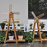 バルコニー風車フラワーラック2/3竹の品質室内フラワーポットディスプレイスタンド多機能プラントスタンドシンプルなストレージラック ( サイズ さいず : 3 tier )