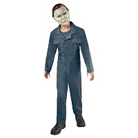 Mechanic Jumpsuit Blue Mike Myers Fancy Dress Costume Boiler