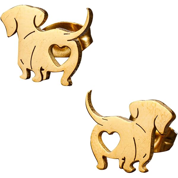 K18 18金 ゴールド　いぬ　ピアス　コッカースパニエル　プードル　イヌ　犬 プードル イヌ 犬 いぬ ドッグ 動物 どうぶつ アニマル軟骨ピアス