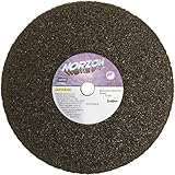 Norton NorZon III Portable Snagging Abrasive Wheel, Type 01 Straight, Zirconia Alumina, 5/8 Arbor, 8