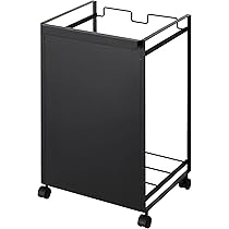 Amazon｜山崎実業 tower タワー 目隠し分別ダストワゴン 2分別