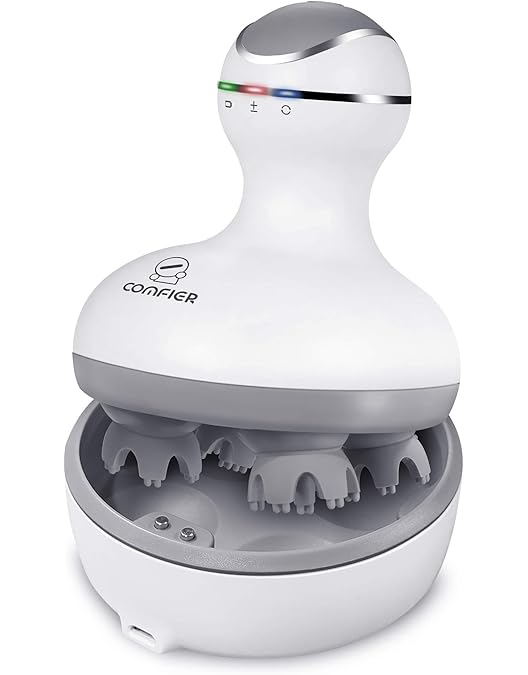 ボディ・フェイスケア smar Scalp Massager ScalpHero Smart Scalp Massager, Portable Heated Head with